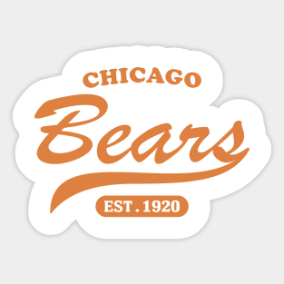 Chicago Bears Classic Style Sticker